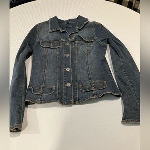 Blue Jeanious Tailored Denim Jacket Women’s Small